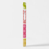 Zigzag, Zickzack, Polka Dots, Gingham, Patchwork iPhone Hülle (Linke Seite)