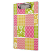 Zigzag, Zickzack, Polka Dots, Gingham, Patchwork Klemmbrett (Links)