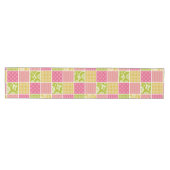 Zigzag, Zickzack, Polka Dots, Gingham, Patchwork Mittelgroßer Tischläufer (Horizontal)