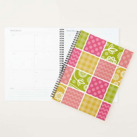 Zigzag, Zickzack, Polka Dots, Gingham, Patchwork Planer (Anzeige)