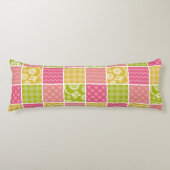 Zigzag, Zickzack, Polka Dots, Gingham, Patchwork Seitenschläferkissen (Vorderseite)