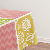 Zigzag, Zickzack, Polka Dots, Gingham, Patchwork Tischdecke (Beispiel)