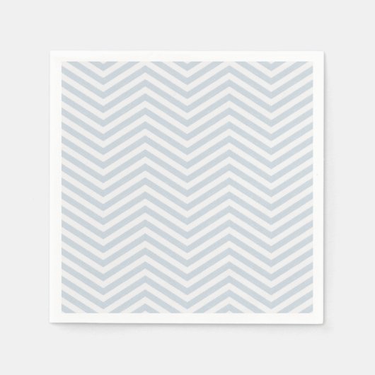 ZigZagZest Mist Blue Serviette (Vorderseite)