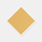 ZigZagZest Pumpkin Orange Serviette (Ecke)