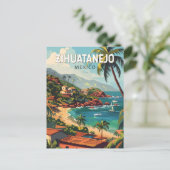 Zihuatanejo Mexico Reisen Kunst Vintag Postkarte (Stehend Vorderseite)