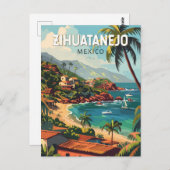Zihuatanejo Mexico Reisen Kunst Vintag Postkarte (Vorne/Hinten)