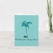 Zihuatanejo Mexico Wedding Passport Einladung (Rückseite)