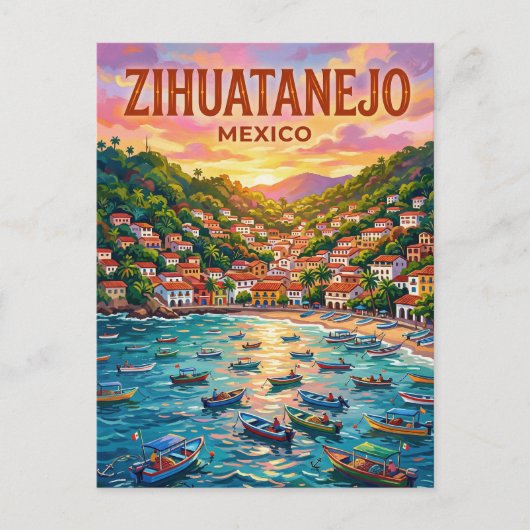Zihuatanejo Mexiko Postkarte (Vorderseite)