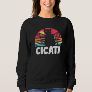 Zikade Brutschwarm X Katzenzikade Insekt Entomolog Sweatshirt