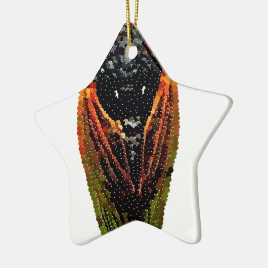 Zikade Keramik Ornament (Links)