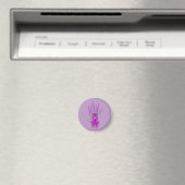 Zikade und Lavendel. Pprovence Magnet (In Situ (Geschirrspüler))