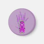 Zikade und Lavendel. Pprovence Magnet (Vorne)