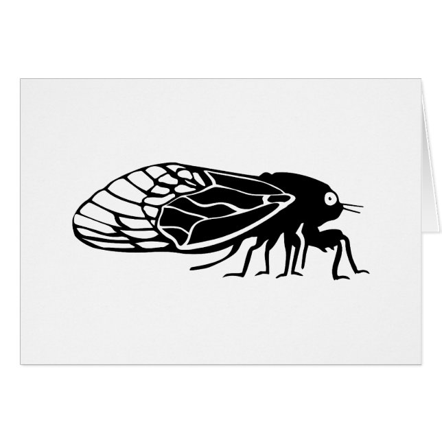 Zikaden - Cigales - Magicicadas - Sommer-Summen (Vorderseite (Horizontal))