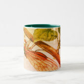 Zikaden-Magie Zweifarbige Tasse (Mittel)