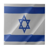 zIL002 Israel, schwingend FLAG Israel, Fliese (Vorderseite)