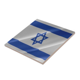 zIL002 Israel, schwingend FLAG Israel, Fliese