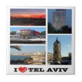 zIL007 i Liebe TEL AVIV, Israel Naher Osten, Fliese (Vorderseite)