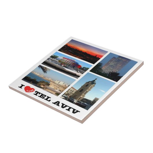 zIL007 i Liebe TEL AVIV, Israel Naher Osten, Fliese (Seite)