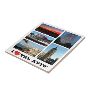 zIL007 ich liebe TEL AVIV, Israel Naher Osten, Fliese