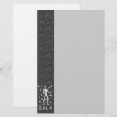 Zilf Zombie Briefpapier (Vorne/Hinten)
