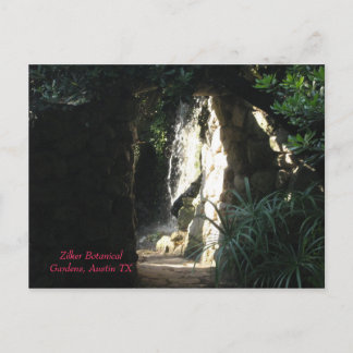 Zilker Botanical Gardens, Austin TX Postkarte