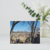 Zilker Park Kite Festival 2 - Austin Texas Postkarte (Stehend Vorderseite)