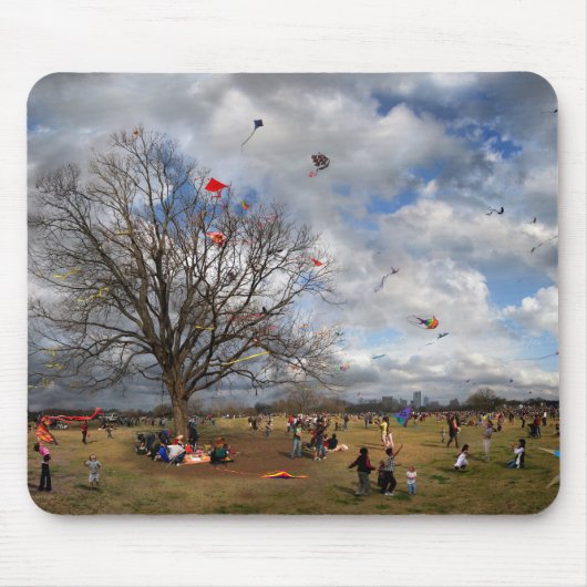 Zilker Park Kite Festival - Austin Texas Mousepad (Vorne)