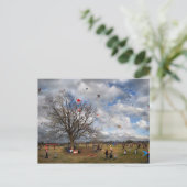 Zilker Park Kite Festival - Austin Texas Postkarte (Stehend Vorderseite)