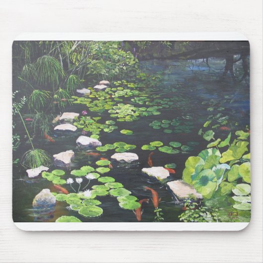 Zilkers Isamu Tanguchil Orientale Garten Mousepad (Vorne)