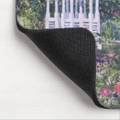 Zilkers Mabel Davis Rosen-Garten Mousepad (Ecke)