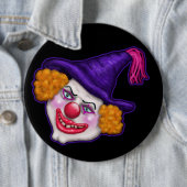 Zilko der gruselige Clown | Halloween Fun Button (Beispiel)