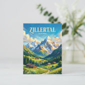 Zillertal Österreich Postkarte (Stehend Vorderseite)