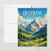 Zillertal Österreich Postkarte (Vorne/Hinten)