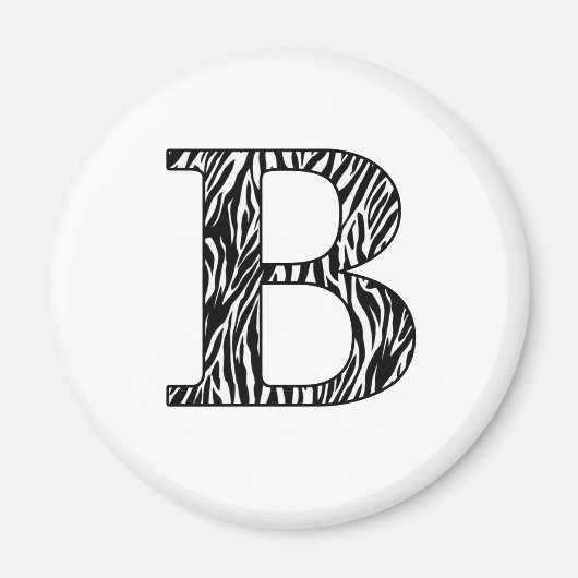 Zilly Zebra B Magnet (Vorne)
