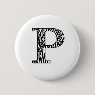 Zilly Zebra P Button