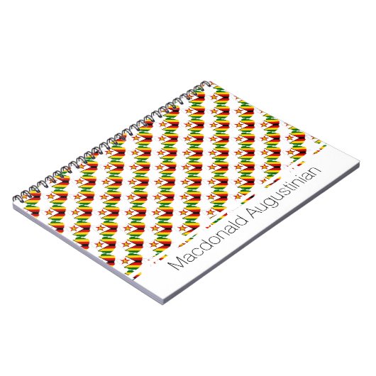 ZIMBABWE Custom Flag Patriotic Notebook Journal Notizblock (Linke Seite)