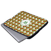 ZIMBABWE FLAG Custom Monogram Zimbabweed Laptop Laptopschutzhülle (Vorne Knopf)