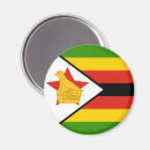 zimbabwe flag magnet (Vorderseite/Rückseite)