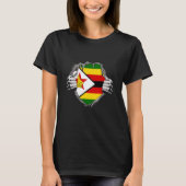 Zimbabwe flag T-Shirt (Vorderseite)
