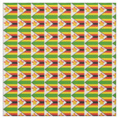 Zimbabwe Flag & Zimbabwe Trendy Fabric /mode Stoff (Muster)