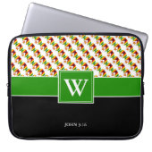 ZIMBABWE Monogram Christlich WHITE-Notebook Laptopschutzhülle (Vorderseite)