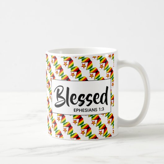 ZIMBABWE segnete die Ephesianer Christliche Schrif Kaffeetasse (Rechts)