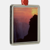 Zimbabwe, Victoria Falls National Park. Fehler Silbernes Ornament (Rechts)