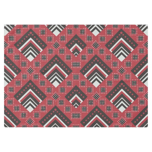 Zimbabwean Traditional Jira reRetso African Print Tischdecke (Vorderseite (Horizontal))