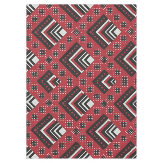 Zimbabwean Traditional Jira reRetso African Print Tischdecke (Vorderseite)