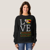 Zimbabwes Crickets Für Männer Sweatshirt (Vorne ganz)