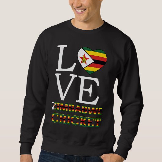 Zimbabwes Crickets Für Männer Sweatshirt (Vorderseite)
