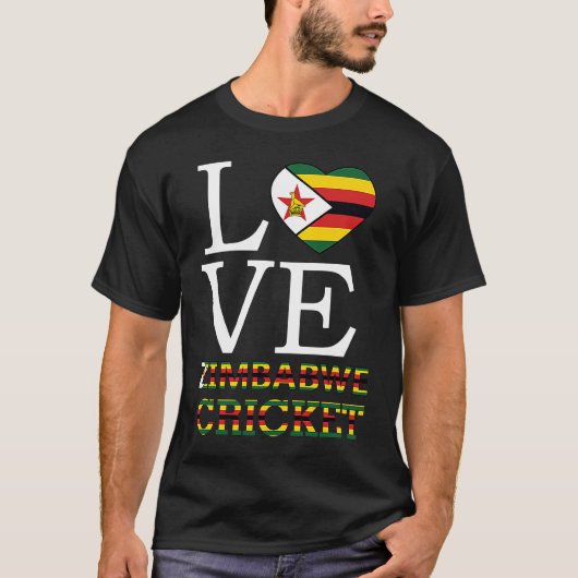 Zimbabwes Crickets für Männer T-Shirt (Vorderseite)