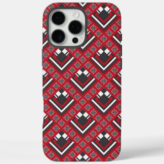 Zimbabwischer Retso-afrikanischer Retro-Mudcloth-D iPhone 16 Pro Max Hülle
