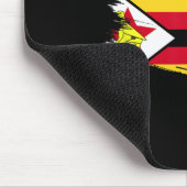 Zimbwe-Souvenirs Harare Urlaub Afrika Simbabwer C Mousepad (Ecke)